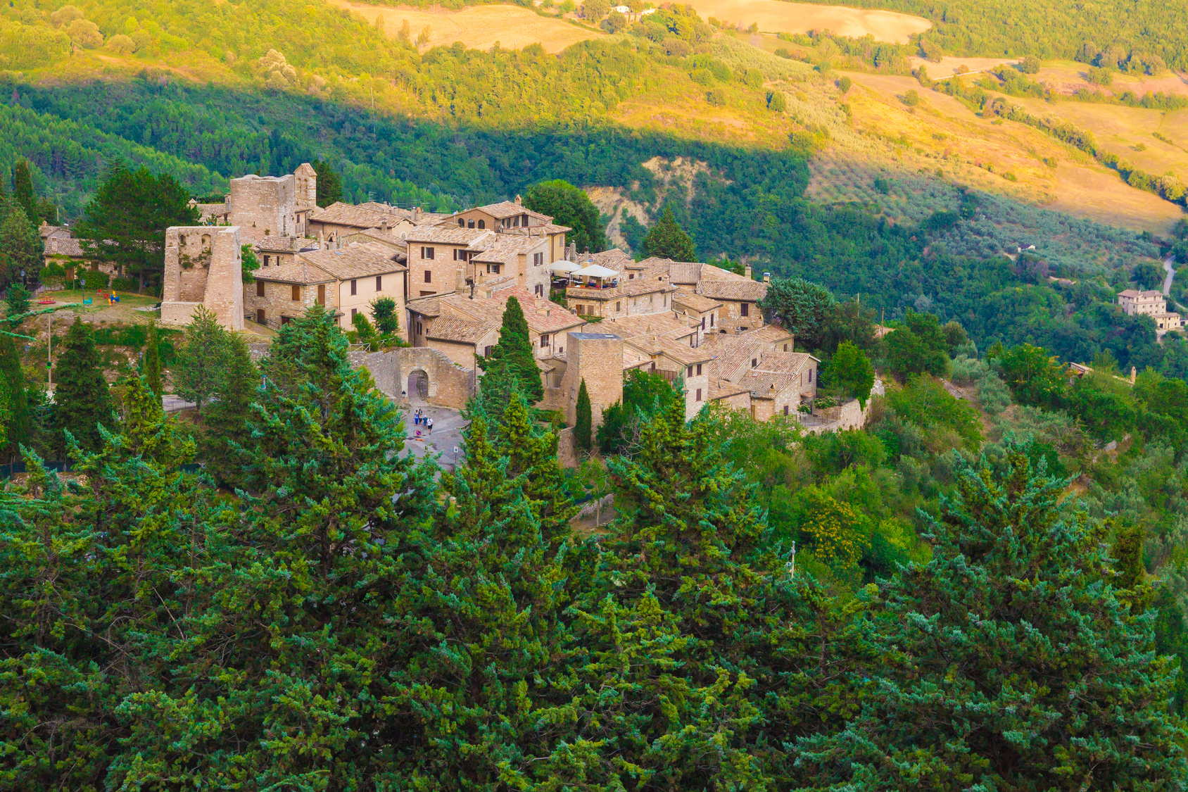 Foto del piccolo paese di Collepino